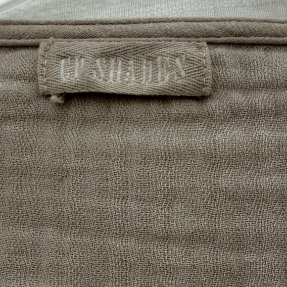 CP Shades khaki colored  double cotton Caftan style dress.  Belt not included - Picture 3 of 7